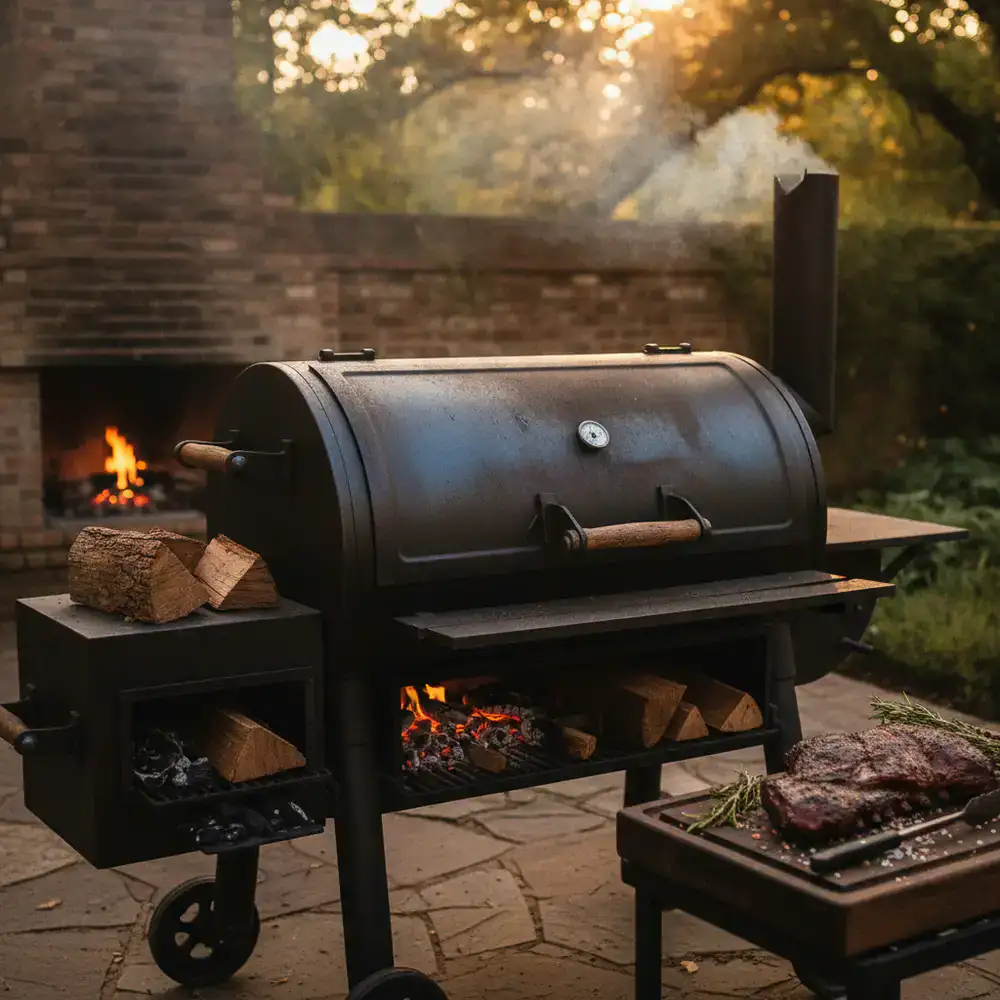 Freunde beim Barbecue mit einem Premium-Grill von RapidBrands