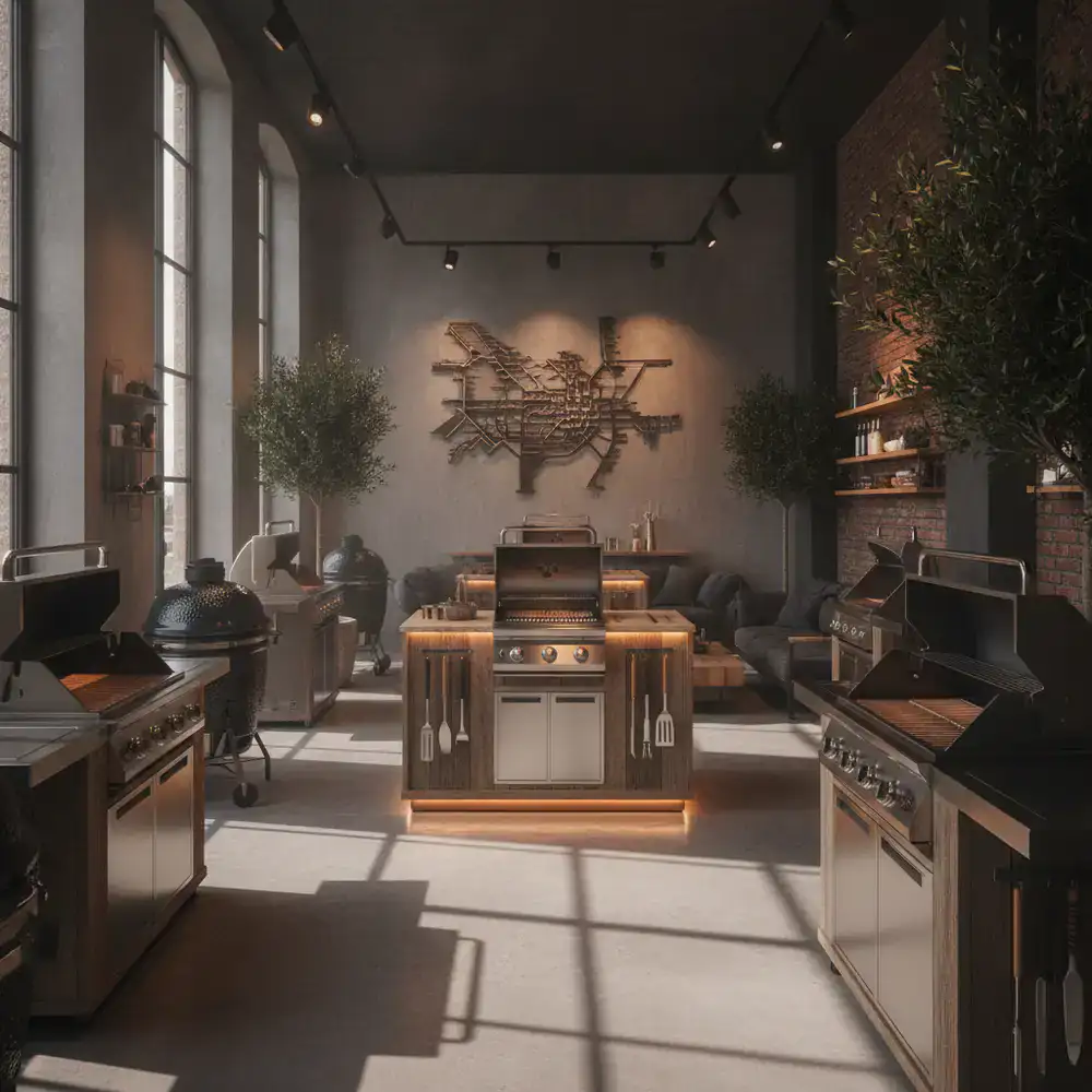 Unser Grill-Showroom in Köln mit hochwertiger Ausstattung